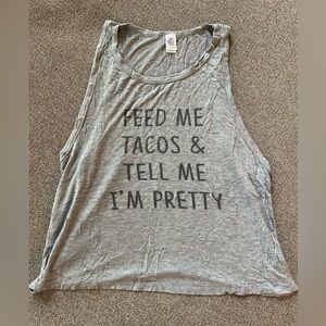 Graphic Halter Workout Tank Top